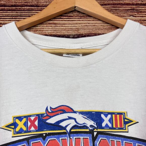 Vintage 1998 Denver Broncos Starter NFL Super Bowl T-shirt - Picture 3 of 6